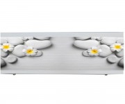 Пластикова панель 190 см MIKOLA-M GREY SPA 4820099545314