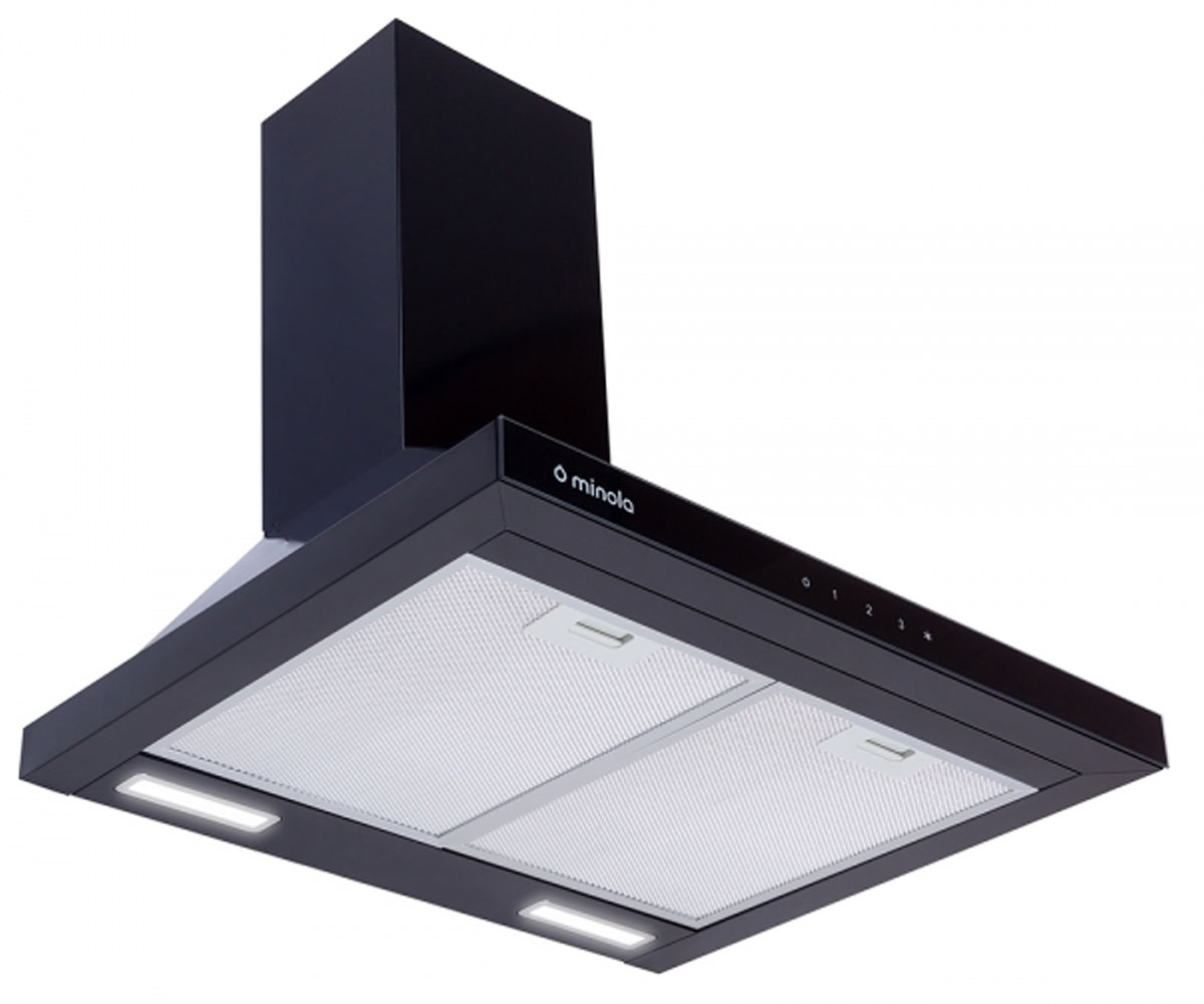Вытяжка сенсорная  DKS 6754 BL 1100 LED GLASS:Фото 2