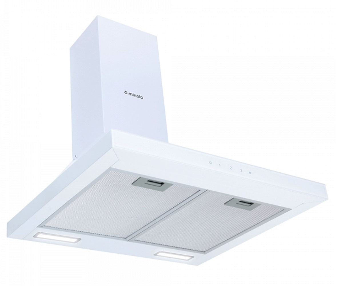 Вытяжка сенсорная  DKS 6754 WH 1100 LED GLASS:Фото 2