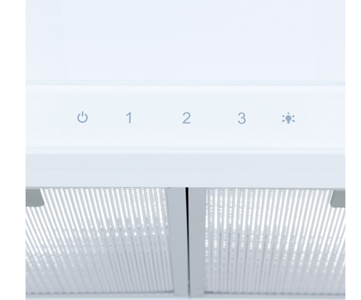 Вытяжка сенсорная  DKS 6754 WH 1100 LED GLASS:Фото 4