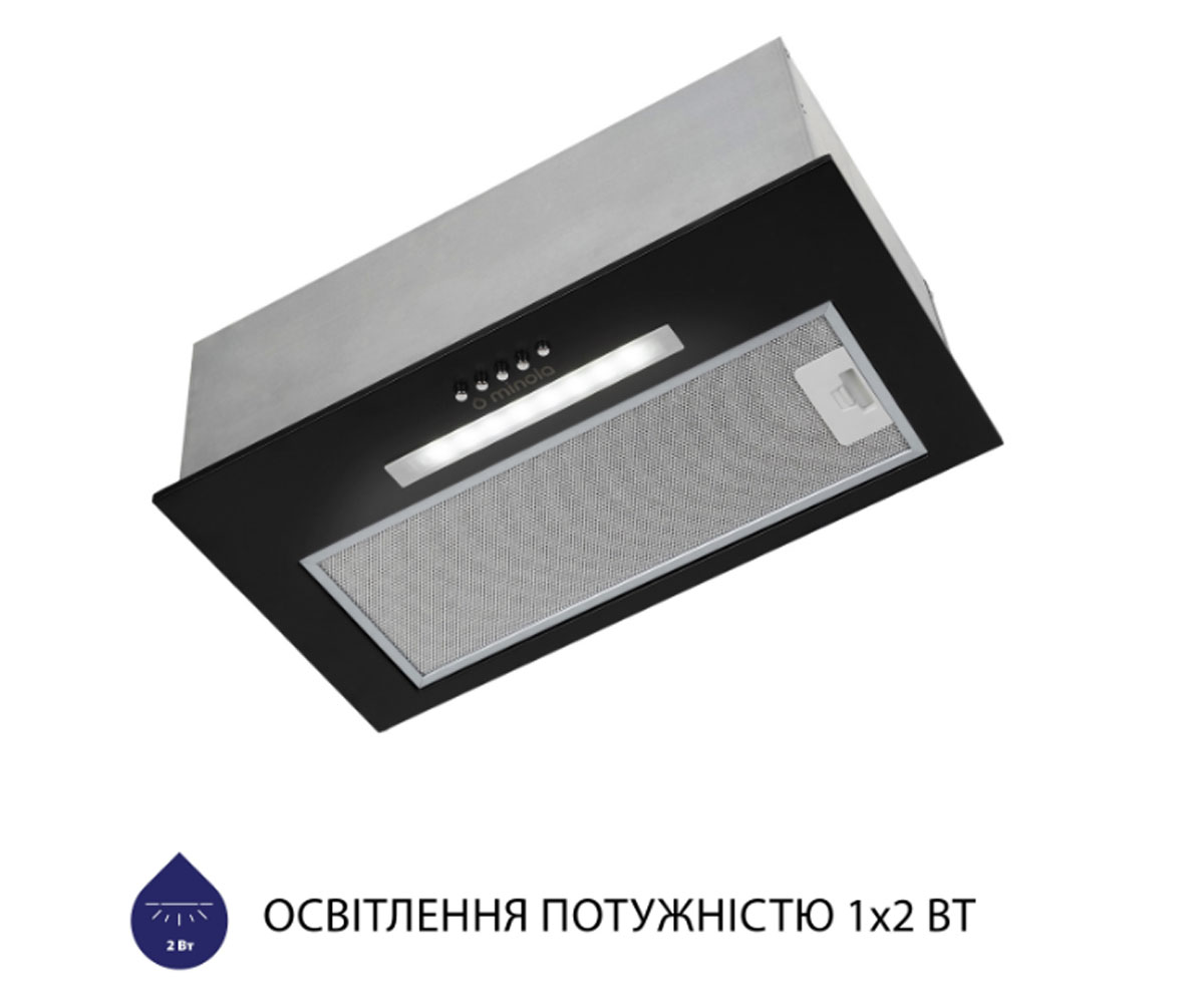 Встраиваемая вытяжка  HBI 5323 BL 800 LED:Фото 7