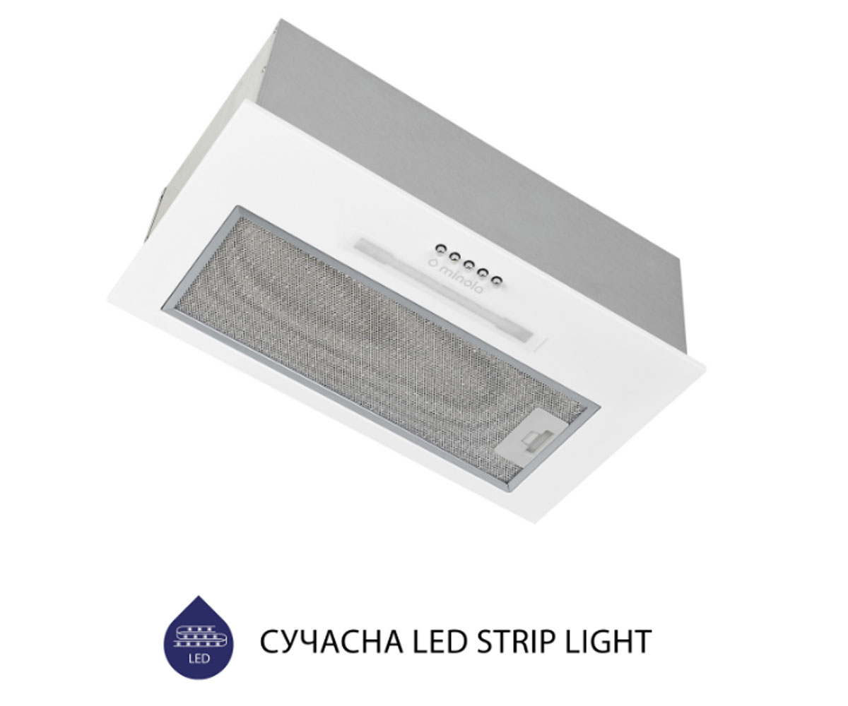 Встраиваемая вытяжка  HBI 5323 WH 800 LED:Фото 6