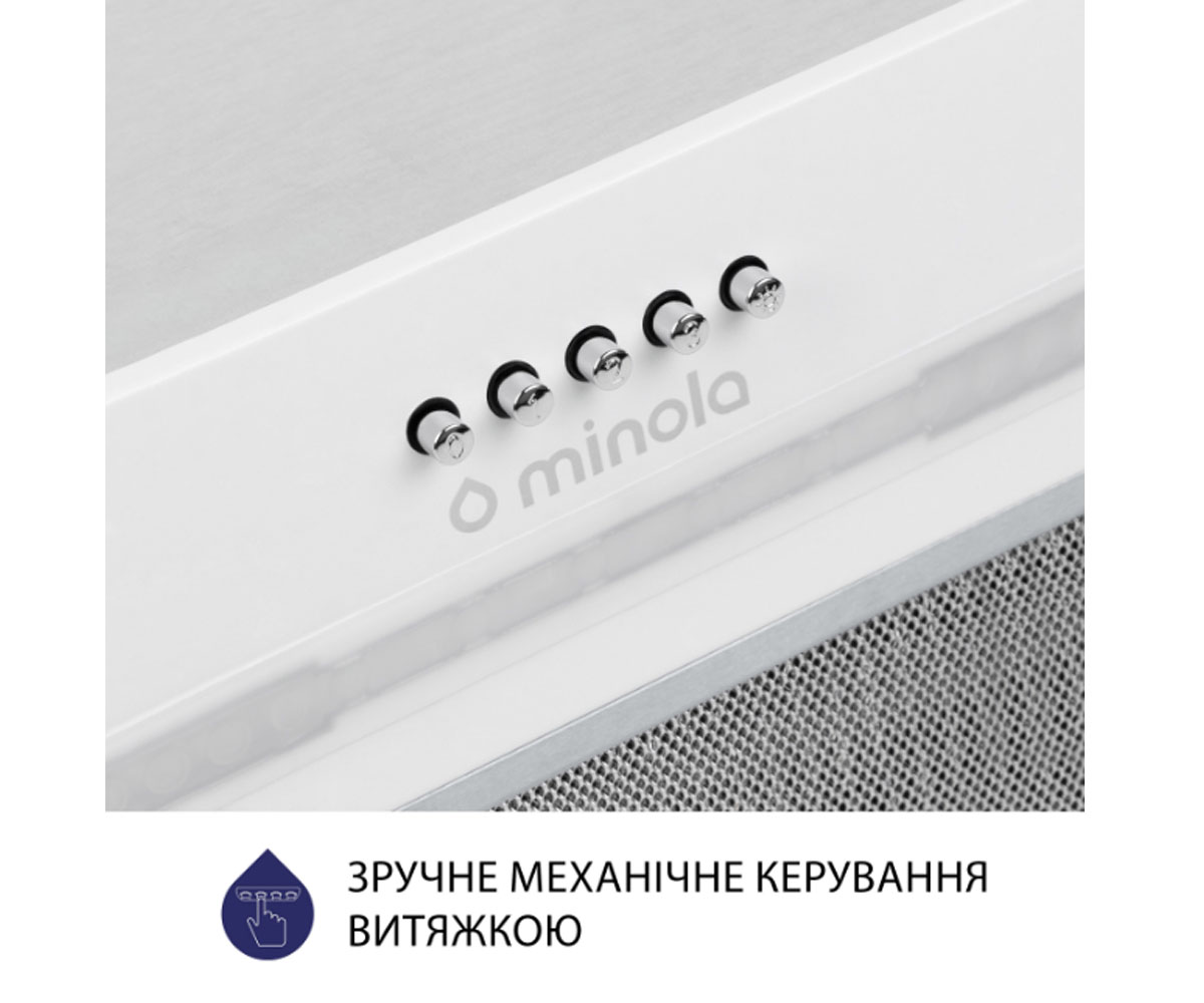 Встраиваемая вытяжка  HBI 5323 WH 800 LED:Фото 8