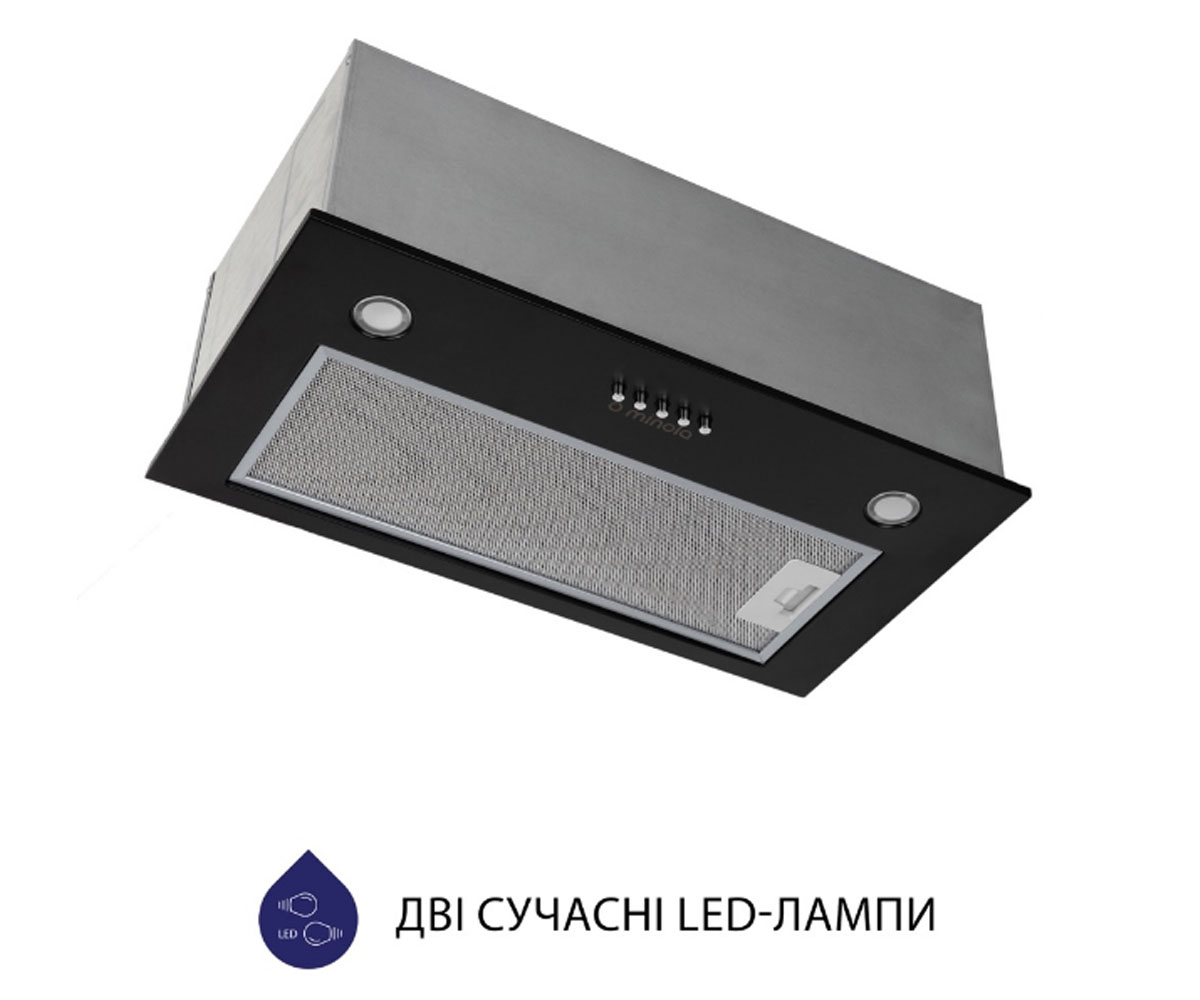 Вытяжка полновстраиваемая  HBI 5327 BL 800 LED:Фото 6