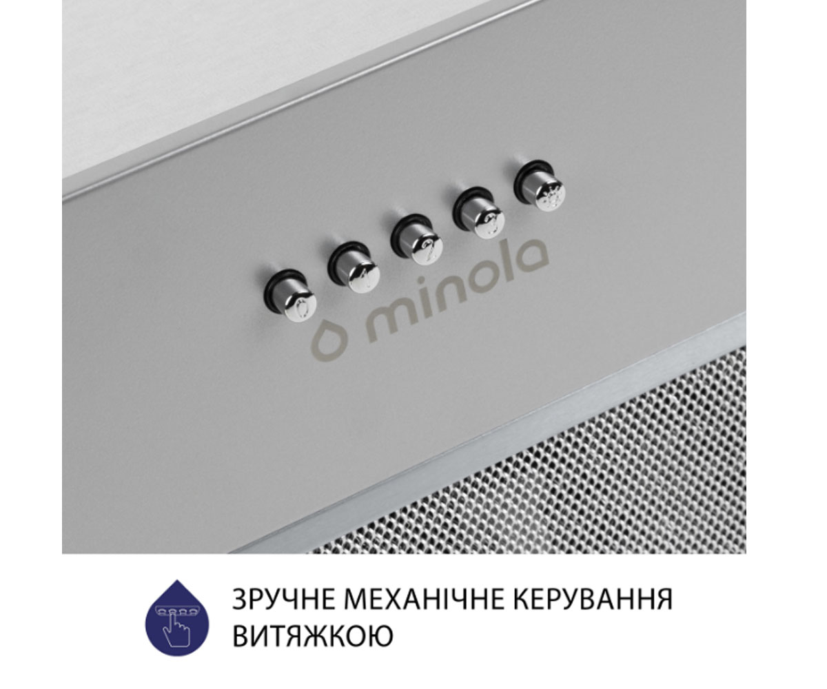 Вытяжка полновстраиваемая  HBI 5327 GR 800 LED:Фото 8