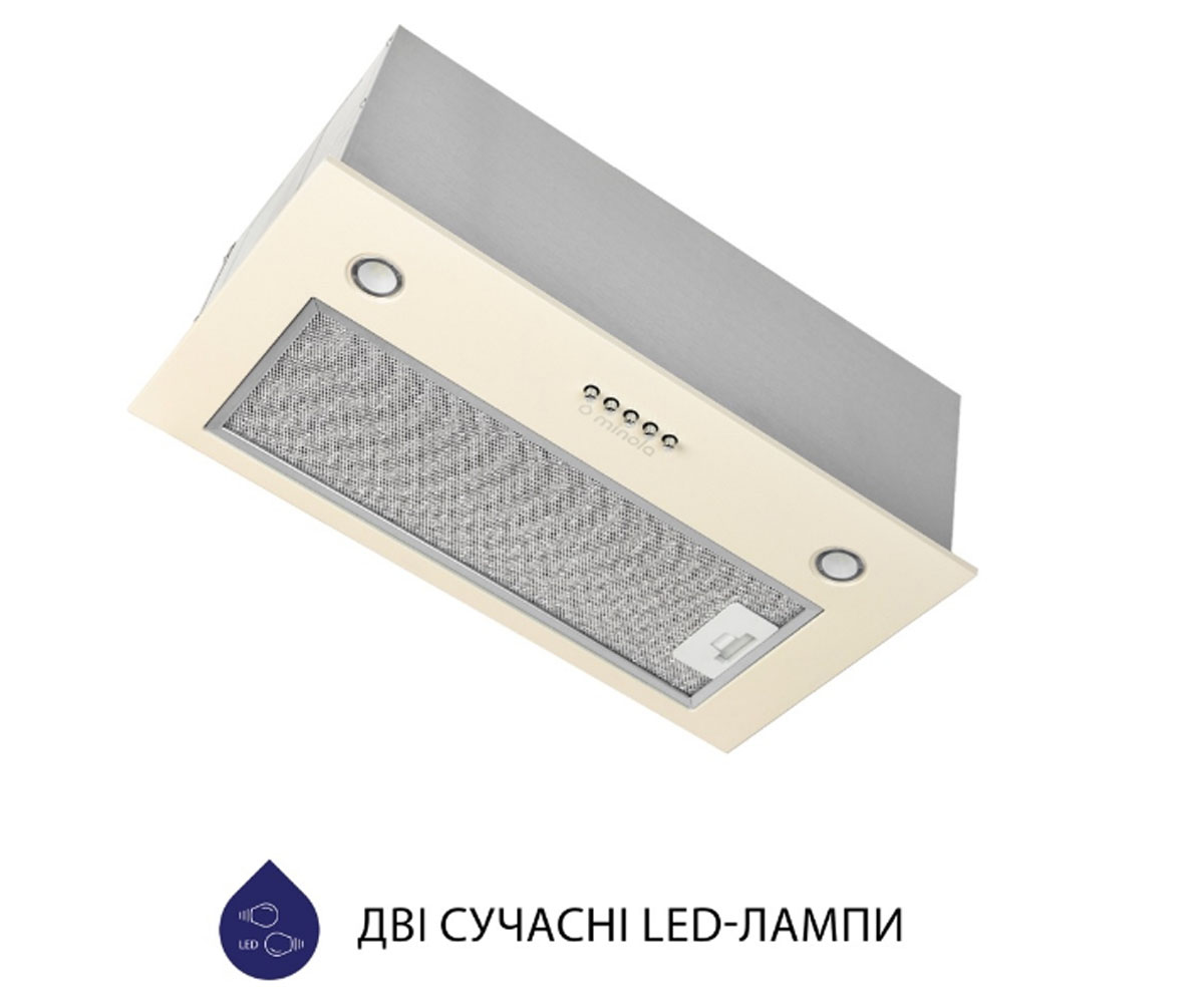 Вытяжка полновстраиваемая  HBI 5327 IV 800 LED:Фото 6