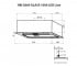 Вытяжка кухонная  HBI 5664 BL GLASS 1000 LED LINE:Чертеж 