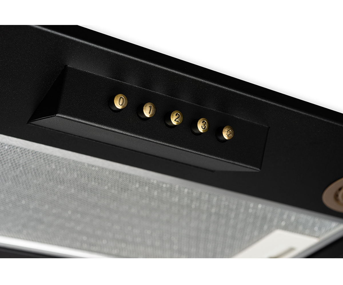 Кухонная встраиваемая вытяжка  HBI 5824 BL 1200 LED:Фото 5