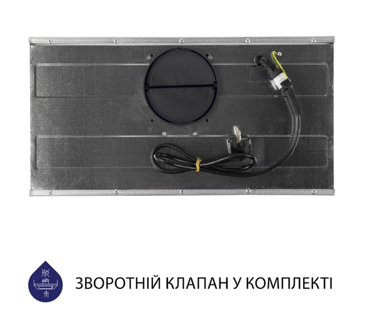 Полновстраиваемая вытяжка  HBI 5827 BL 1200 LED:Фото 2