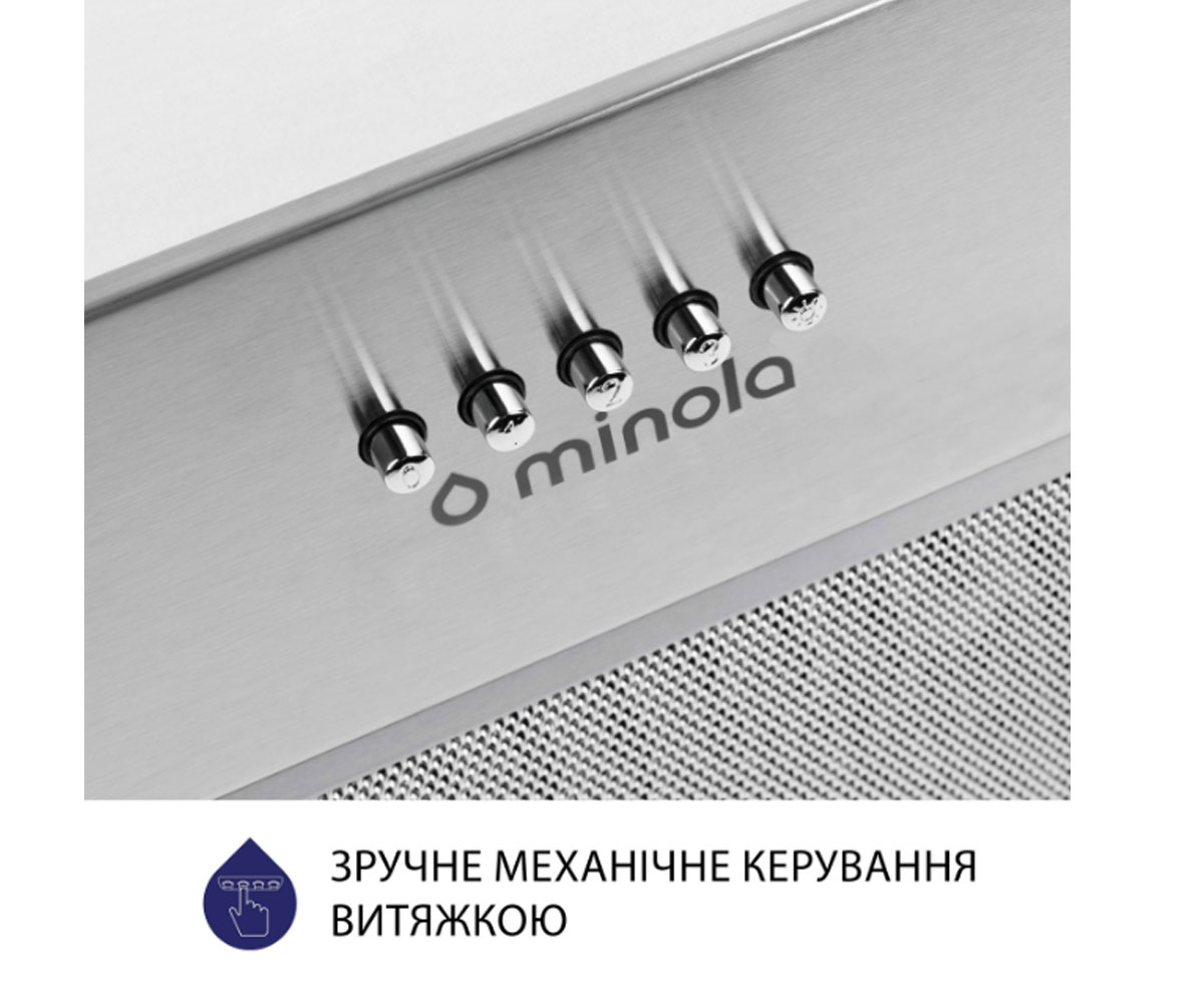 Полновстраиваемая вытяжка  HBI 5827 I 1200 LED:Фото 8