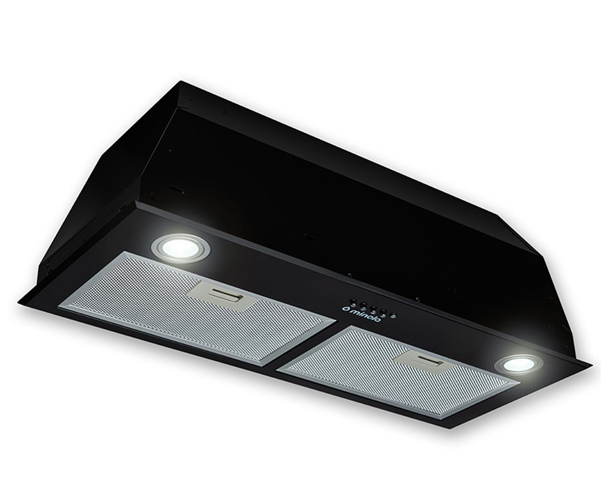 Полновстраиваемая вытяжка  HBI 7812 BL 1200 LED:Фото 2