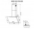 Вытяжка наклонная  HDN 5232 BL/INOX 700 LED:Чертеж 