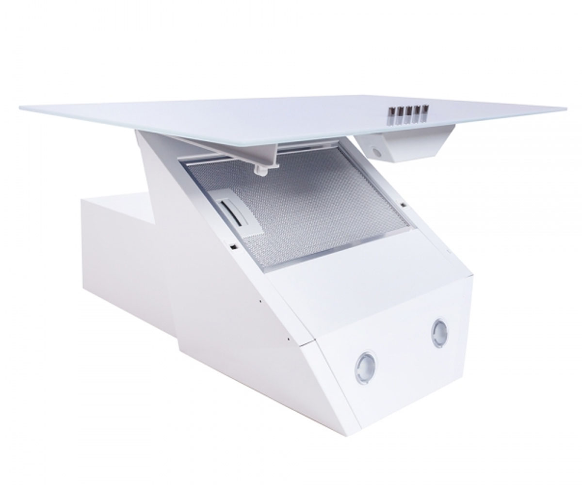 Вытяжка наклонная  HDN 5242 WH 700 LED:Фото 2