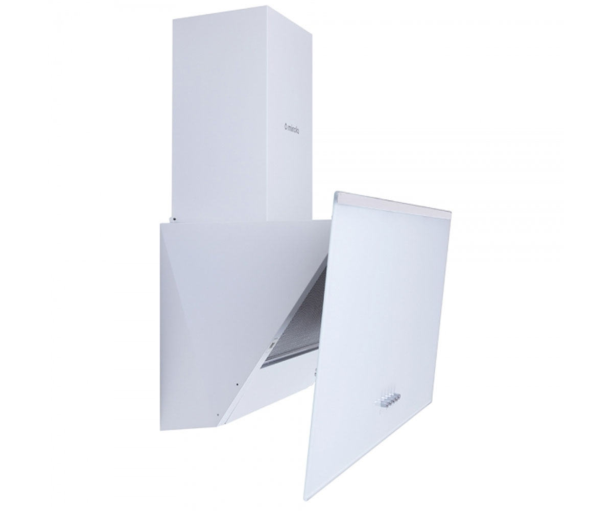 Декоративная вытяжка  HDN 6222 WH/INOX 700 LED:Фото 2