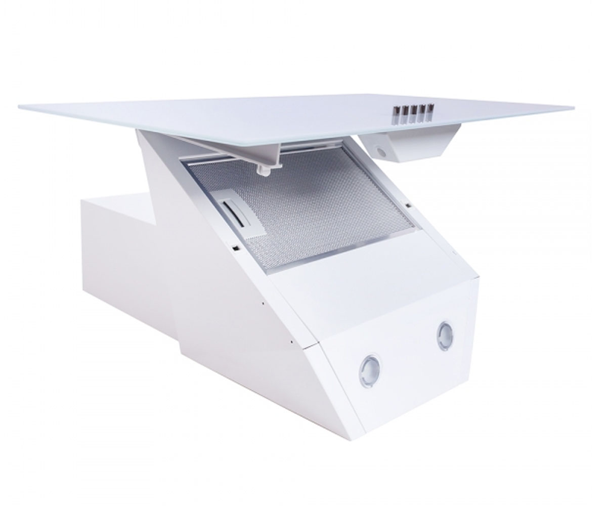 Вытяжка наклонная  HDN 6242 WH 700 LED:Фото 2