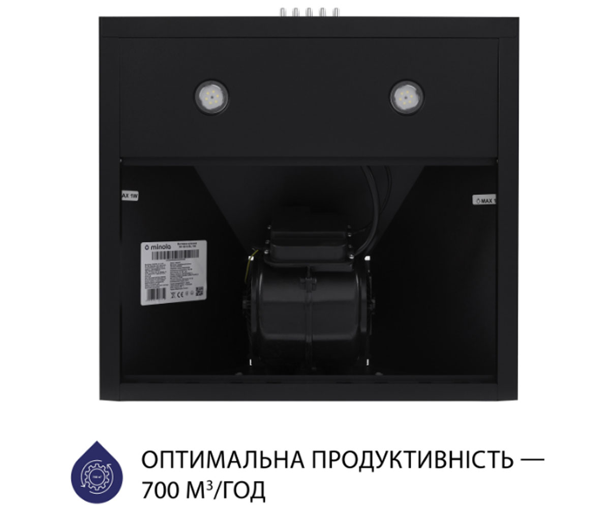 Купольная вытяжка  HK 5212 BL 700 LED:Фото 9