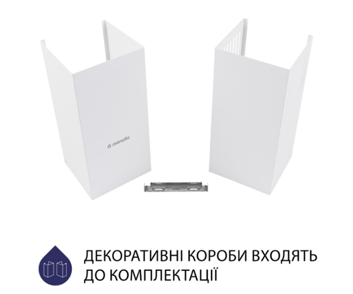 Вытяжка купольная  HK 6212 WH 700 LED:Фото 2