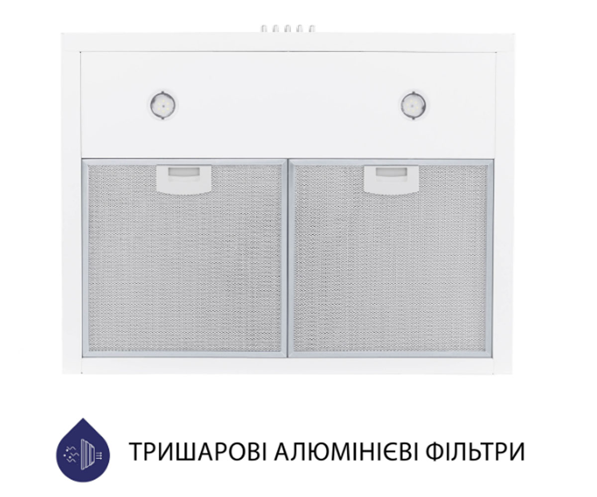 Вытяжка купольная  HK 6212 WH 700 LED:Фото 8
