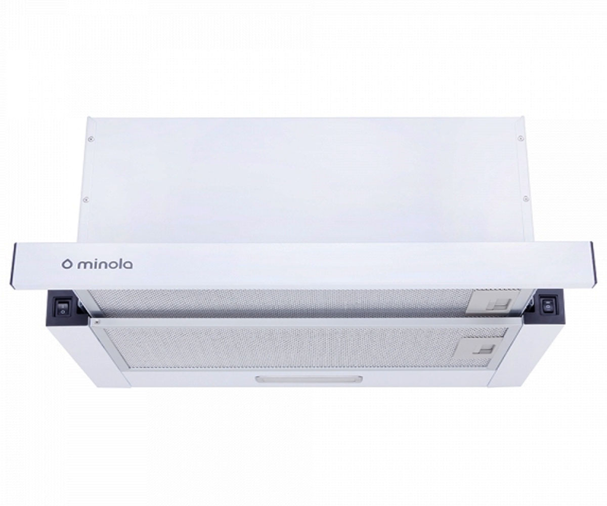 Витяжка телескопічна MINOLA  HTL 5314 WH 750 LED HTL 5314 WH 750 LED