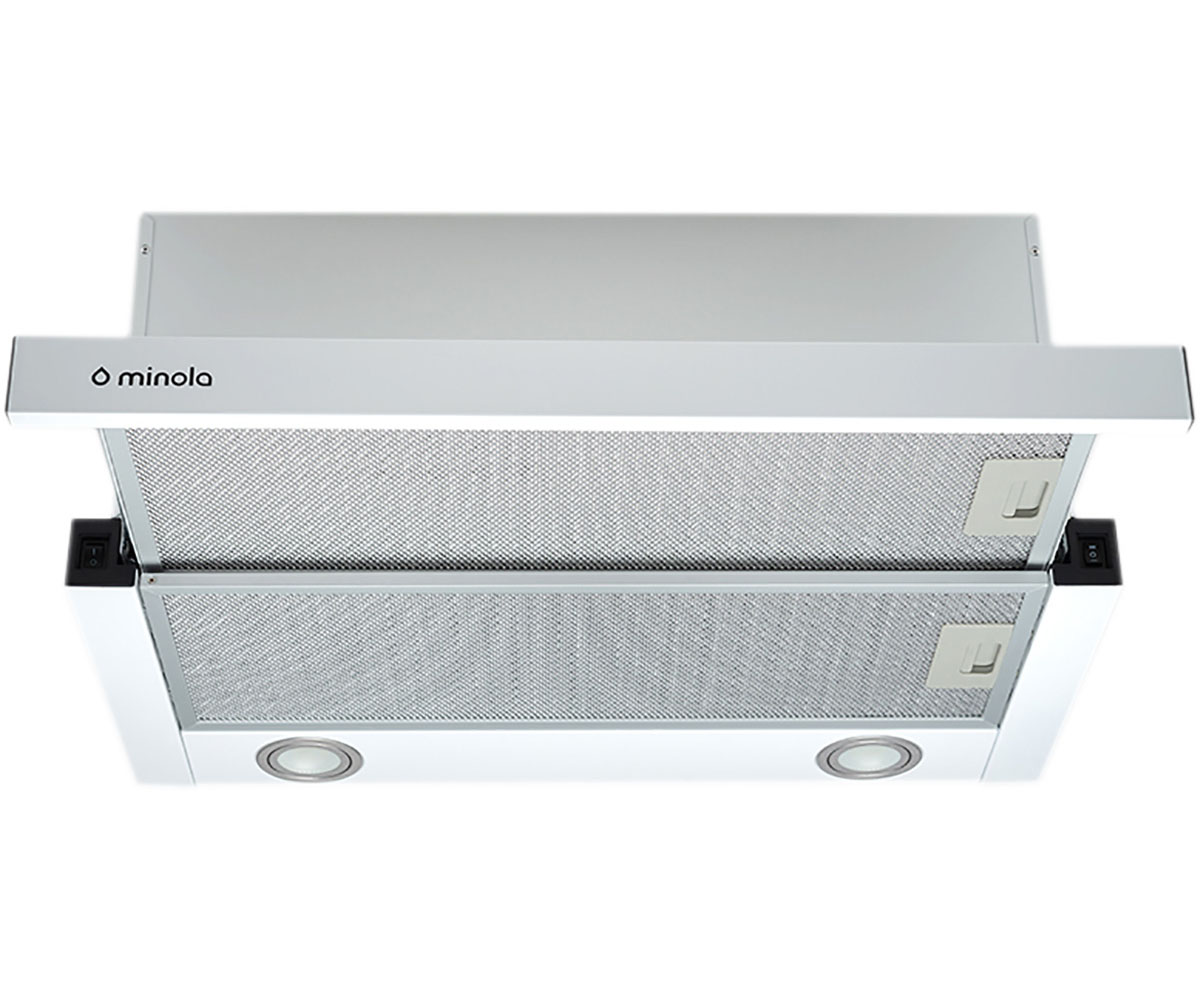 Телескопічна витяжка MINOLA  HTL 5612 WH 1000 LED HTL 5612 WH 1000 LED