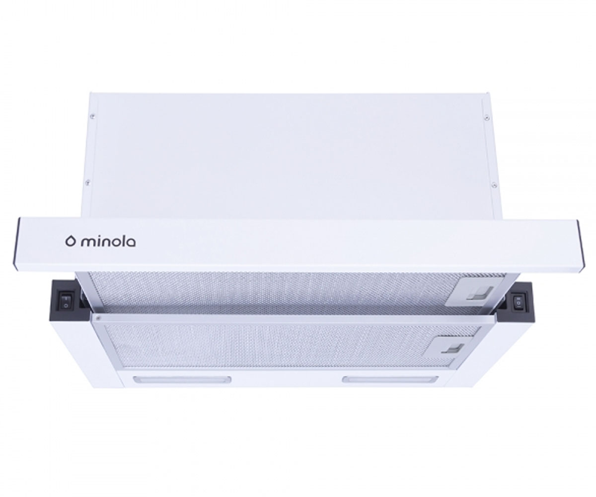 Телескопічна витяжка MINOLA  HTL 5615 WH 1000 LED HTL 5615 WH 1000 LED