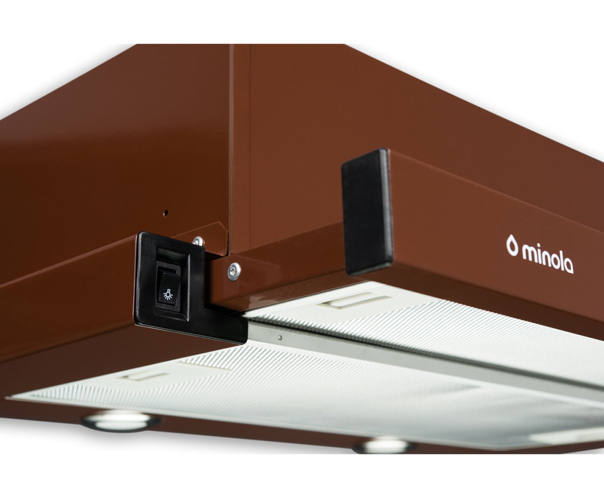 Телескопическая вытяжка  HTL 6012 BR 450 LED:Фото 3