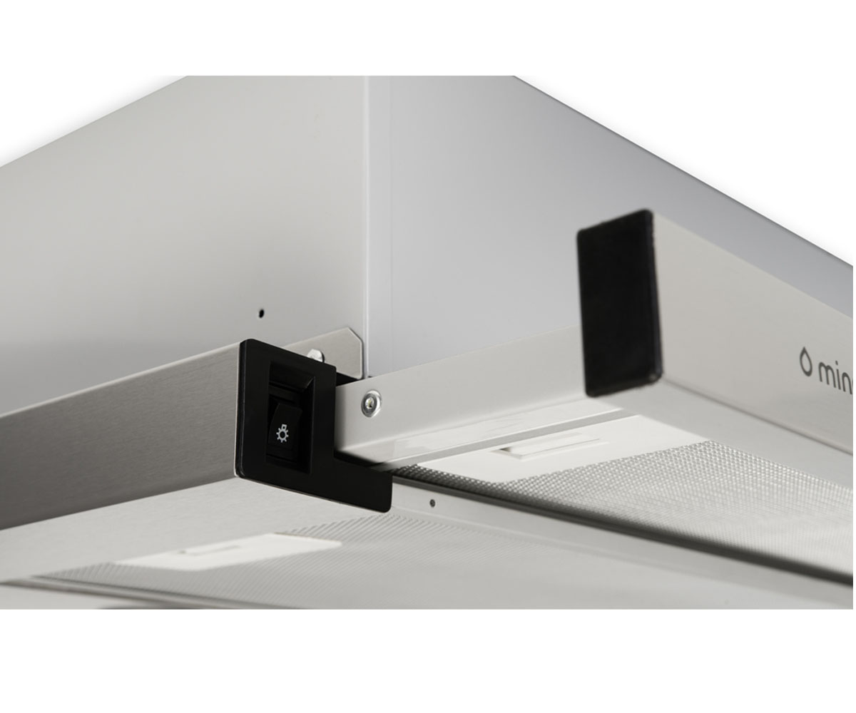 Вытяжка кухонная  HTL 6012 FULL INOX 450 LED:Фото 3