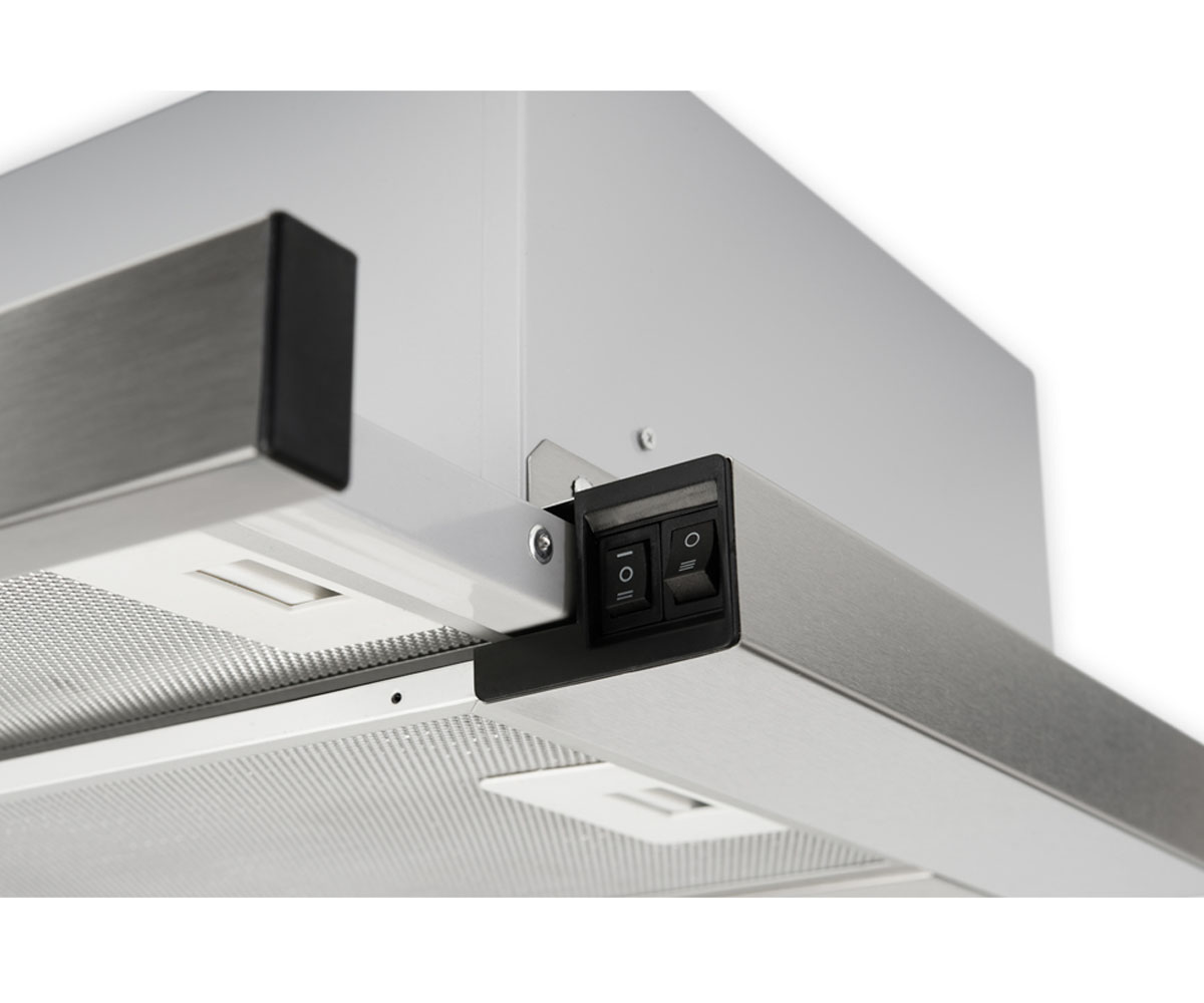 Вытяжка кухонная  HTL 6012 FULL INOX 450 LED:Фото 4