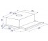 Вытяжка телескопическая  HTL 6021 WH 430:Чертеж 