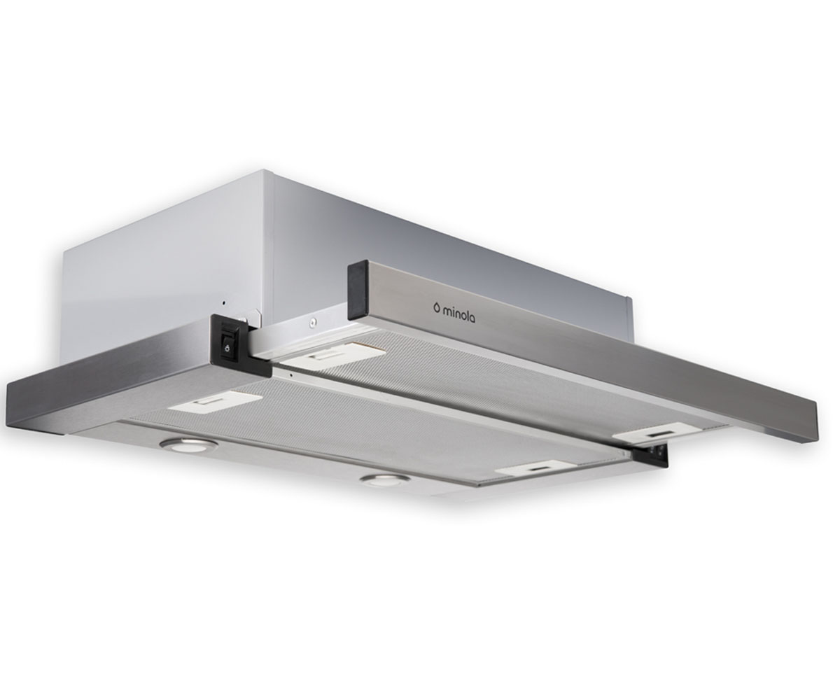 Телескопическая вытяжка  HTL 6112 FULL INOX 650 LED:Фото 2