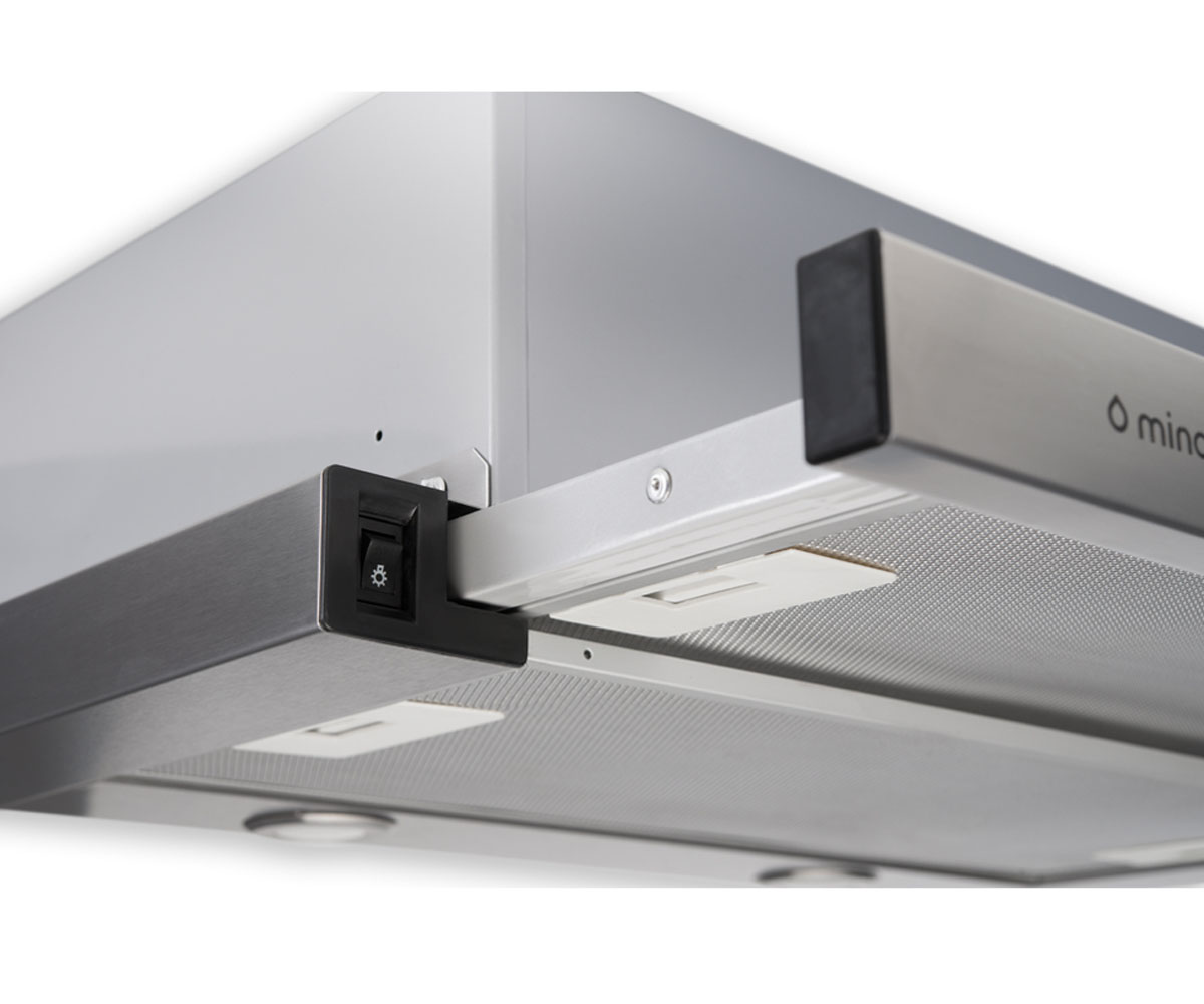 Телескопическая вытяжка  HTL 6112 FULL INOX 650 LED:Фото 3