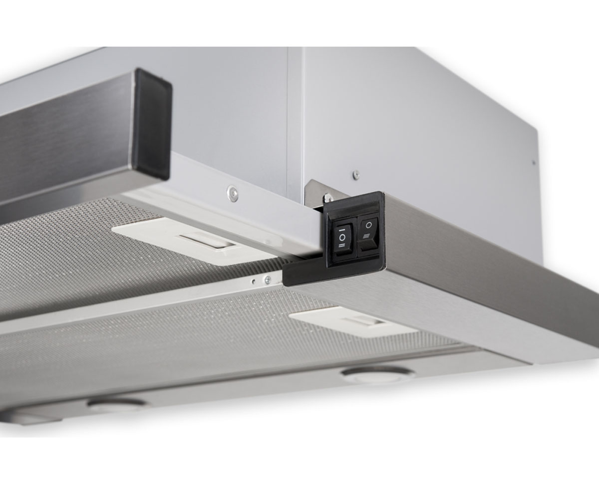 Телескопическая вытяжка  HTL 6112 FULL INOX 650 LED:Фото 4