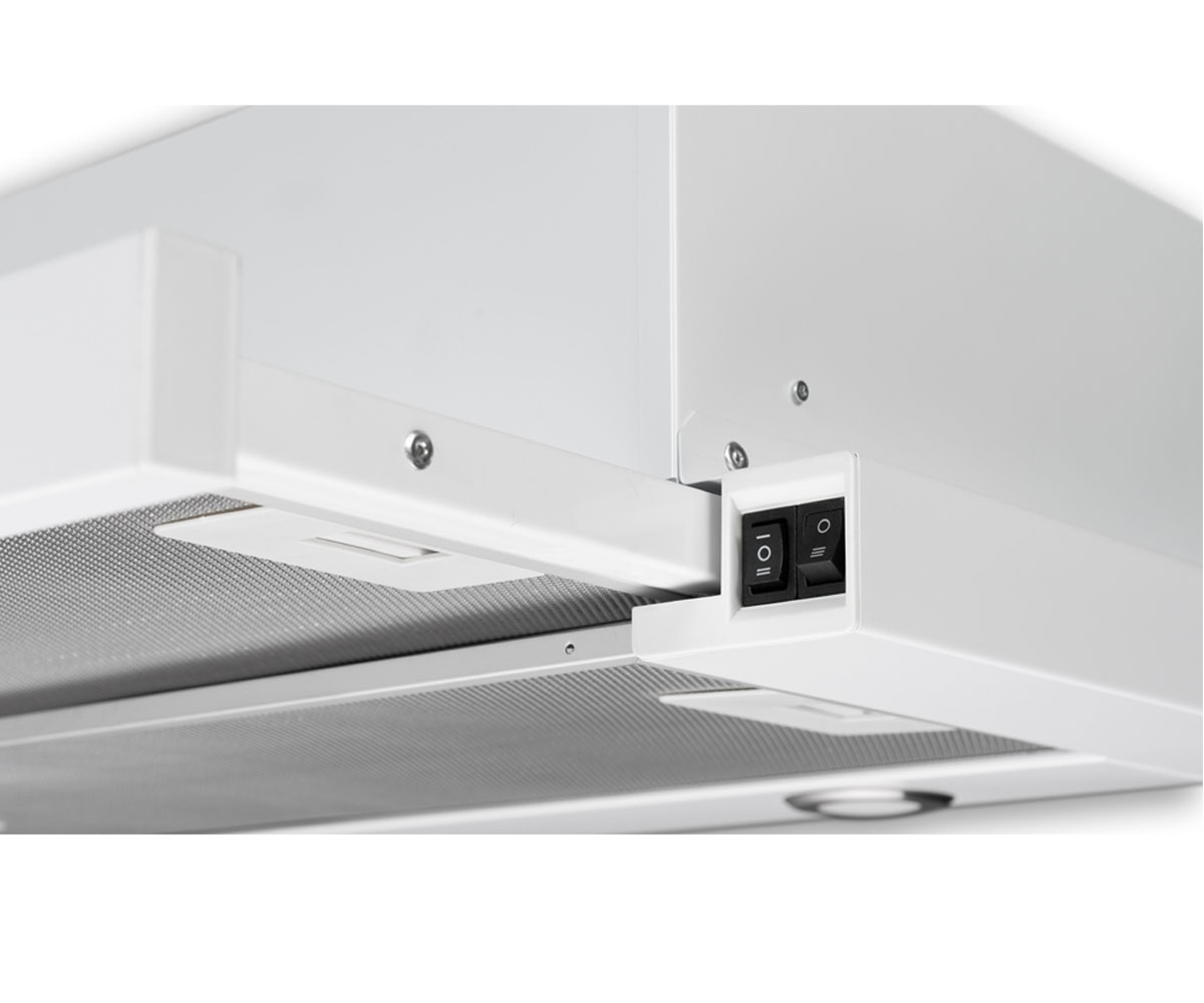 Телескопическая вытяжка  HTL 6112 WH 650 LED:Фото 4