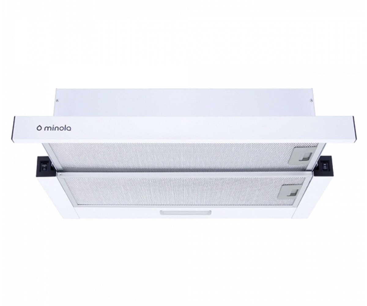 Витяжка телескопічна MINOLA  HTL 6214 WH 700 LED HTL 6214 WH 700 LED