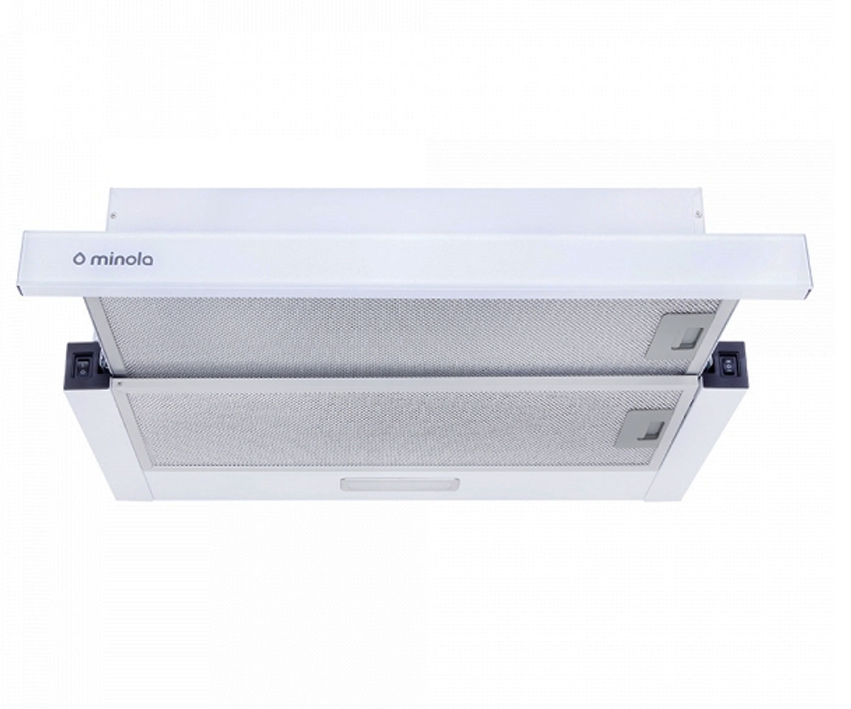 Телескопічна витяжка MINOLA  HTL 6234 WH 700 LED GLASS HTL 6234 WH 700 LED GLASS