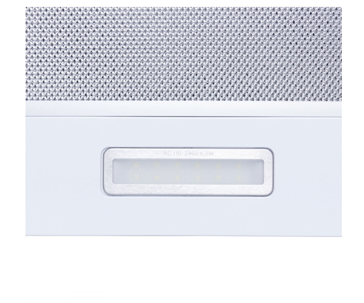 Телескопическая вытяжка  HTL 6234 WH 700 LED GLASS:Фото 4