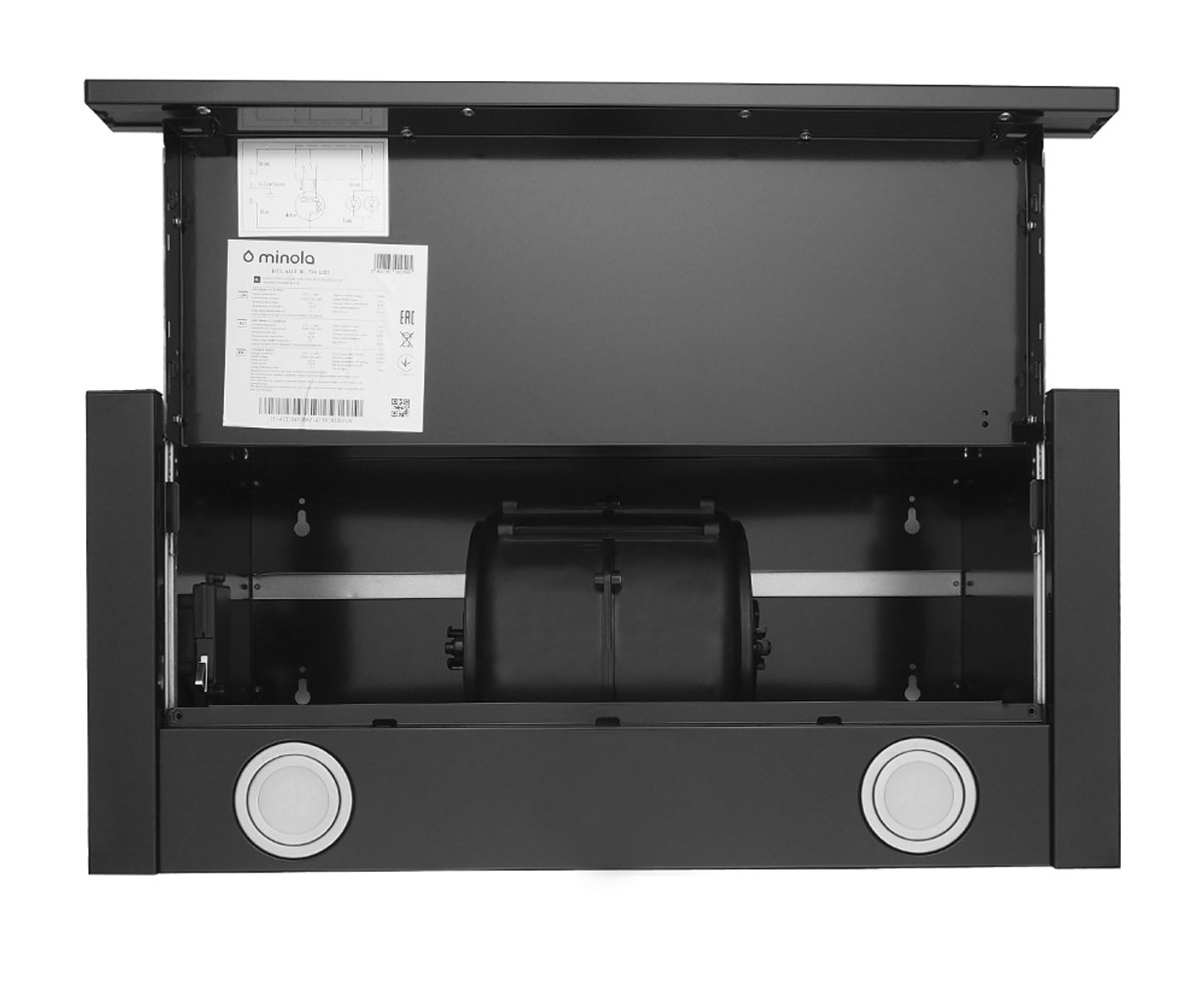 Вытяжка телескопическая  HTL 6312 BL 750 LED:Фото 6