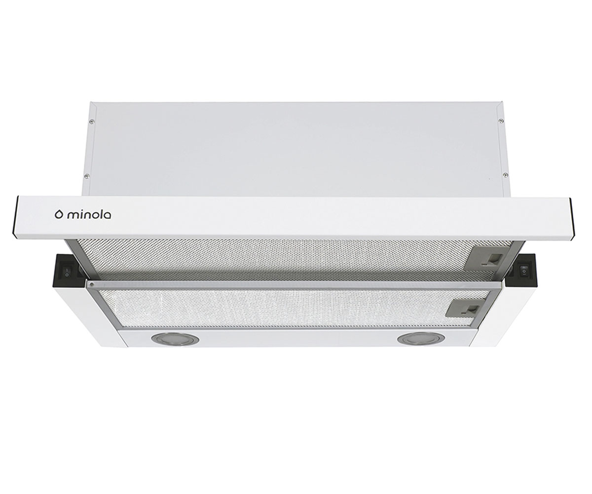 Витяжка телескопічна MINOLA  HTL 6312 WH 750 LED HTL 6312 WH 750 LED