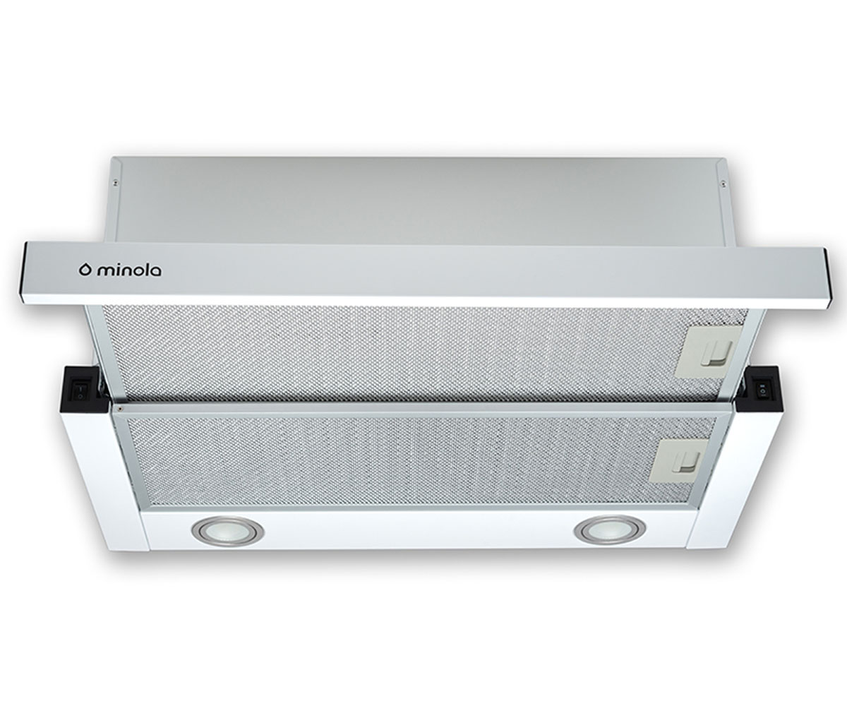 Телескопічна витяжка MINOLA  HTL 6612 WH 1000 LED HTL 6612 WH 1000 LED