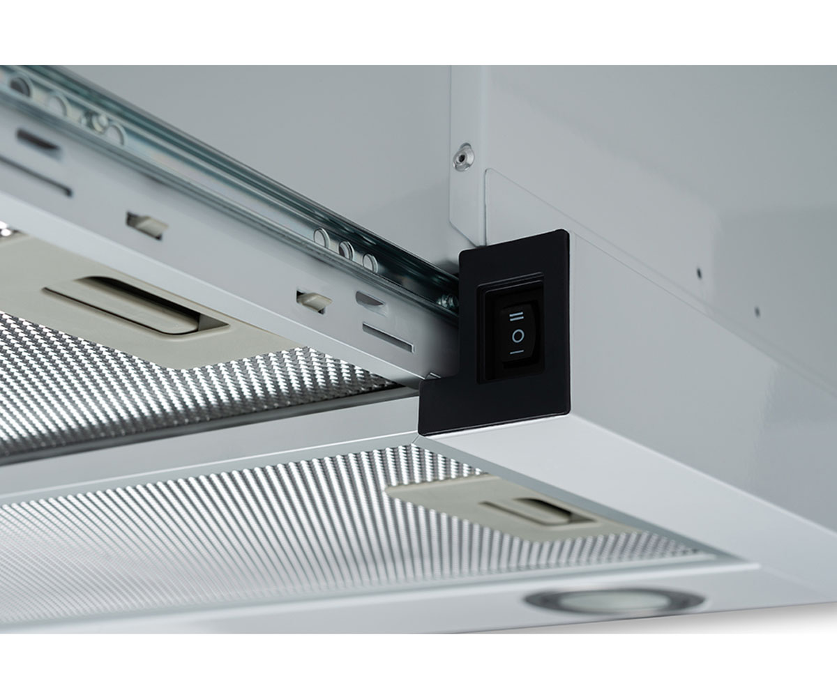 Телескопическая вытяжка  HTL 6612 WH 1000 LED:Фото 4
