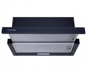 Телескопічна витяжка MINOLA  HTL 6734 BL 1100 LED GLASS