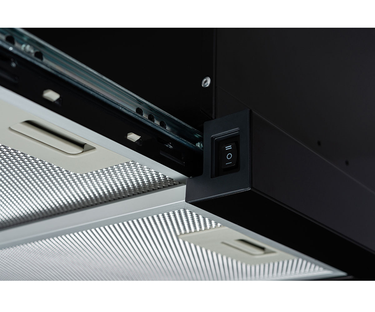 Вытяжка телескопическая  HTL 6812 BL 1200 LED:Фото 4
