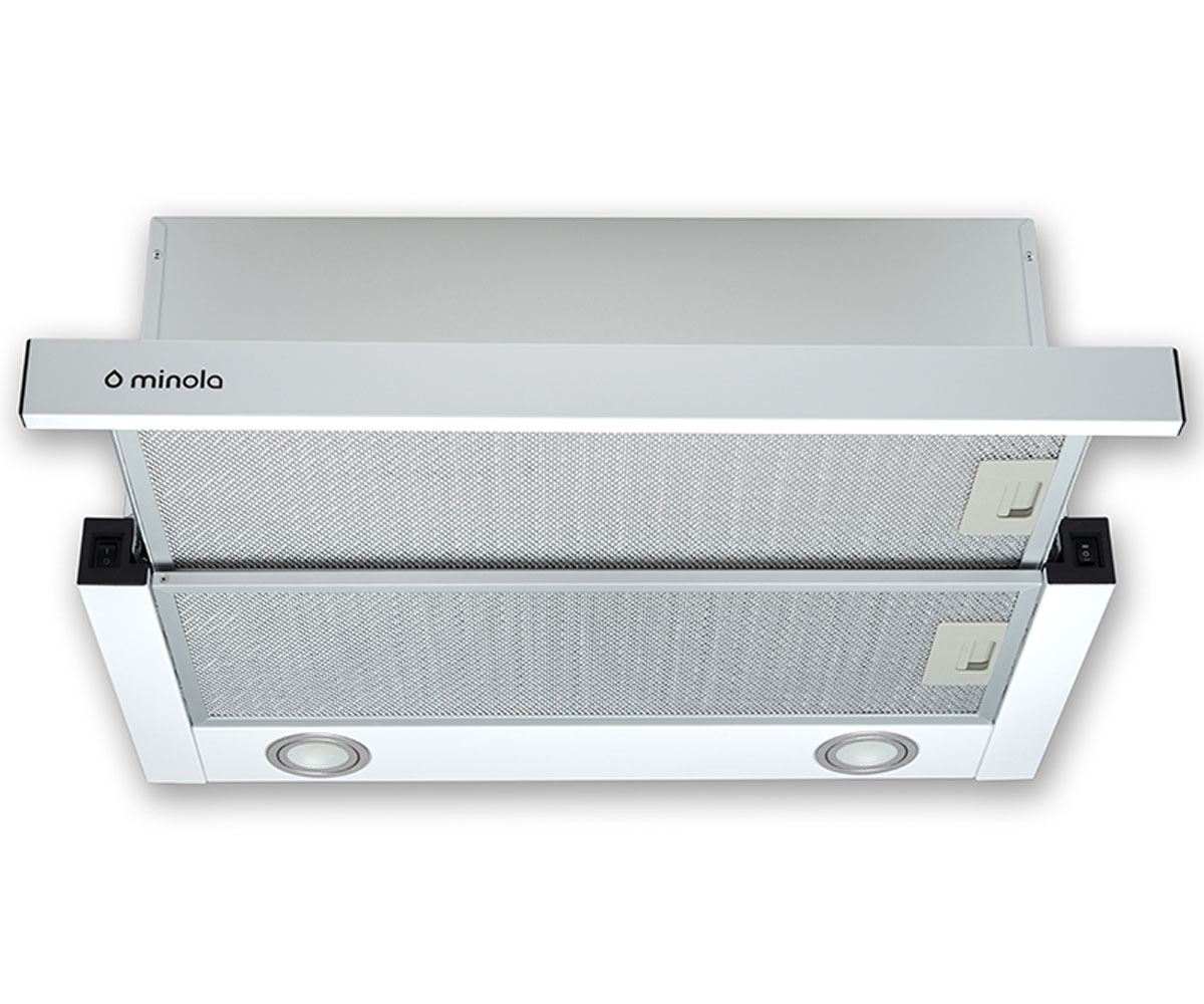 Витяжка телескопічна MINOLA  HTL 6812 WH 1200 LED HTL 6812 WH 1200 LED