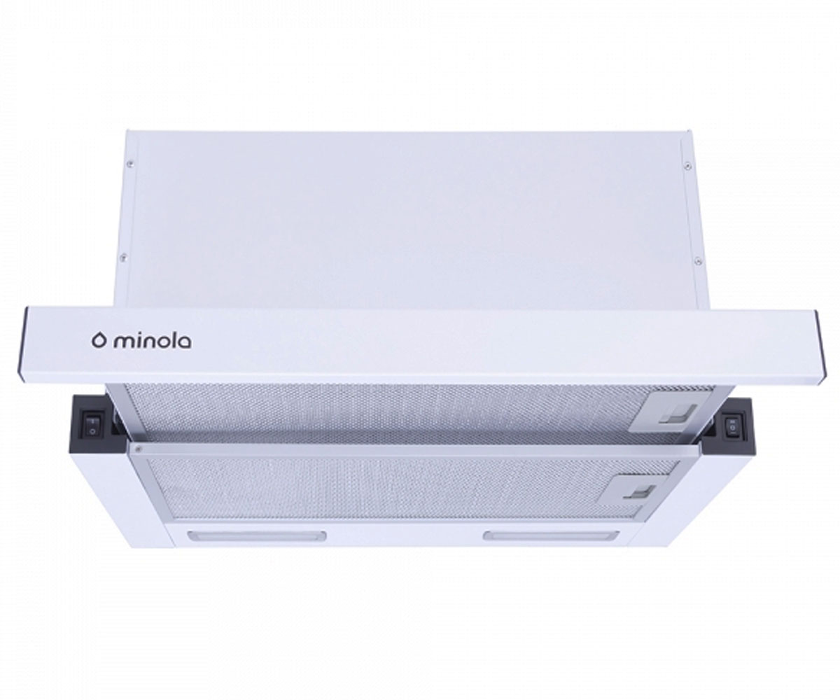 Телескопічна витяжка MINOLA  HTL 6915 WH 1300 LED HTL 6915 WH 1300 LED