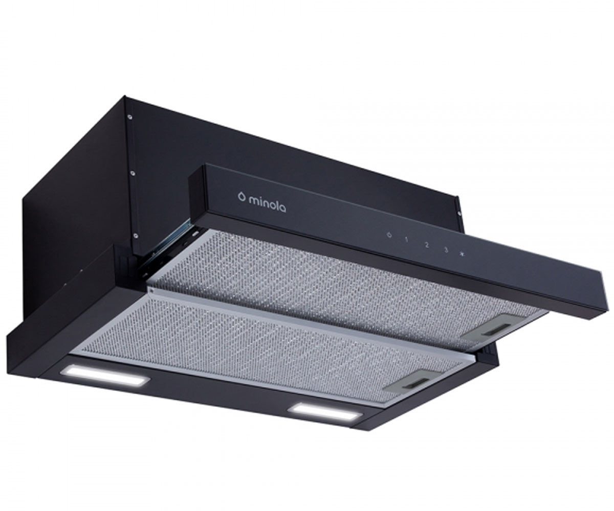 Вытяжка телескопическая  HTLS 6735 BL 1100 LED:Фото 2