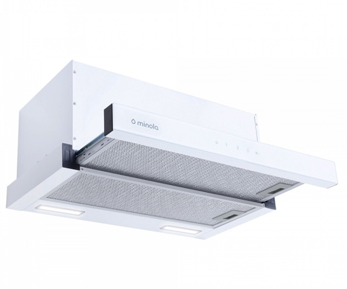 Вытяжка телескопическая  HTLS 6735 WH 1100 LED:Фото 2