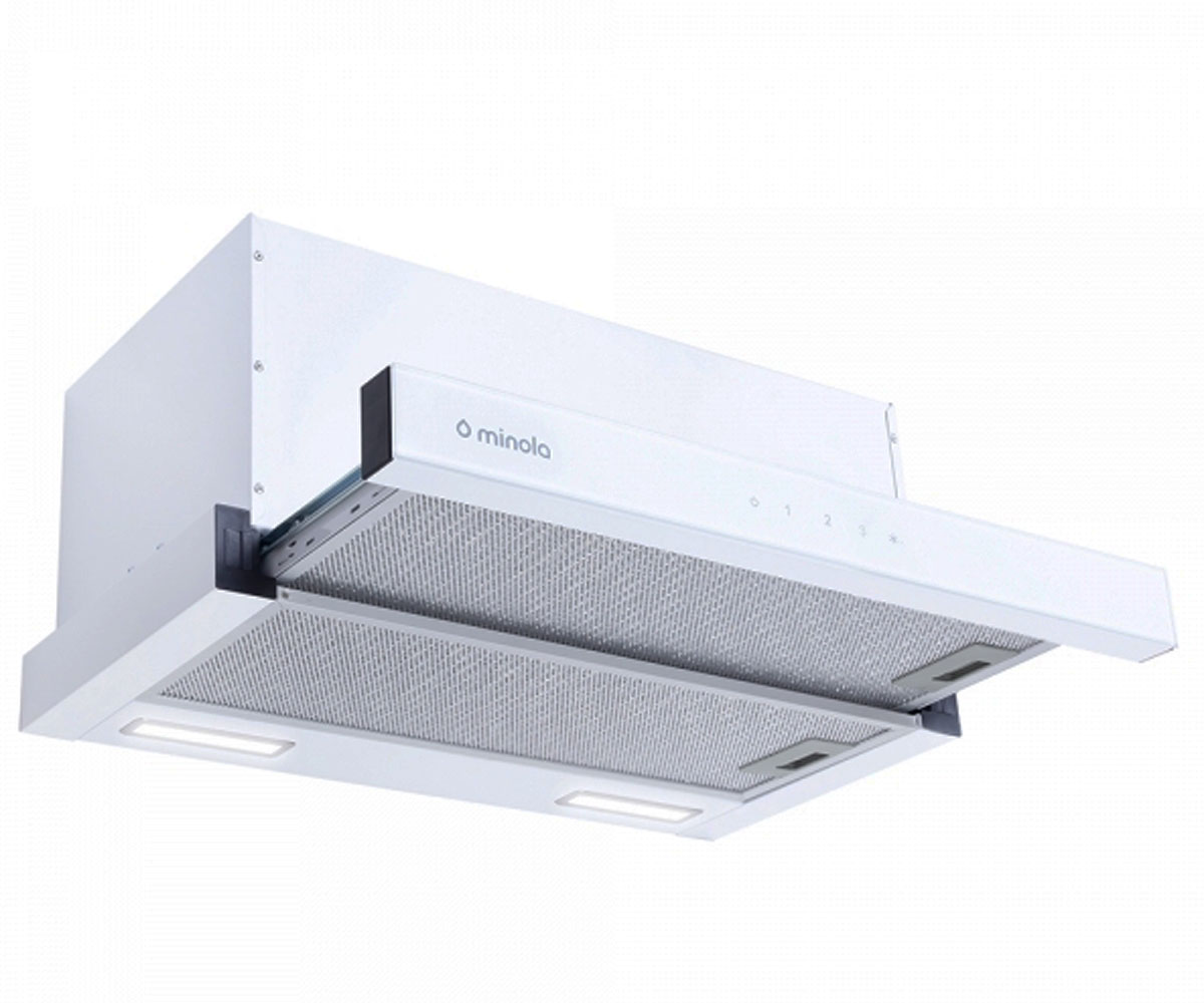 Сенсорная вытяжка  HTLS 6935 WH 1300 LED:Фото 2