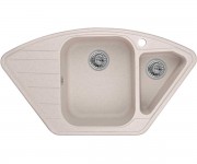 Кутова гранітна мийка MINOLA  MTG 5180-89 ANTIC