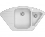 Кутова гранітна мийка MINOLA  MTG 5180-89 ARCTIC