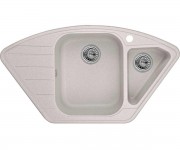 Кутова гранітна мийка MINOLA  MTG 5180-89 BAZALT